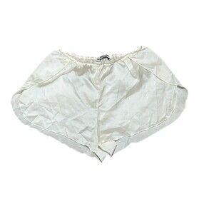 Abercrombie & Fitch Sleep Shorts Womens XS White Elastic Waist Lounge